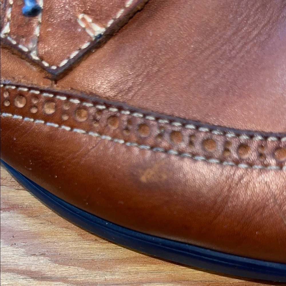 PIKOLINOS Tan Brown‎ Leather Men's Oxfords Wingtips Walking Soles 8